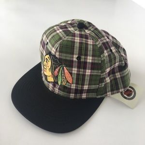 Rare Early Vintage 90s Chicago Blackhawk annco hat